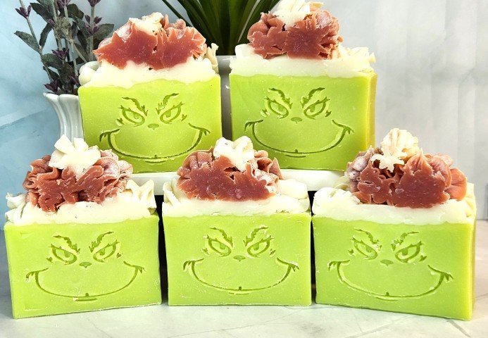 Define Naughty... (Our Grinch Soap)